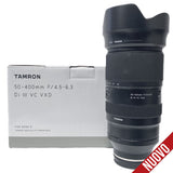 Tamron 50-400mm f/4.5-6.3 Di III VC VXD Attacco Sony Nuovo