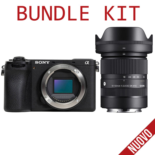 Sony A6700 + Sigma 18-50mm f/2.8 DC DN  Nuovi Bundle Kit