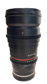 Obiettivo Samyang 35mm T/1.5 - per Nikon in Ottime Condizioni