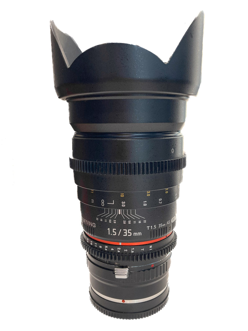 Obiettivo Samyang 35mm T/1.5 - per Nikon in Ottime Condizioni