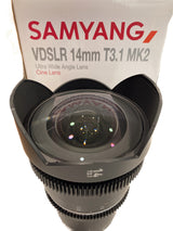 Samyang 14 mm T/3.1 VDSLR MK2 per Sony