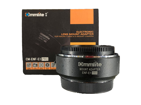 Adattatore Commlite ENF-E1 Pro - lenti Nikon su corpi Sony