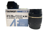 Tamron X Canon 18-200mm f/3.5-6.3  Come Nuovo