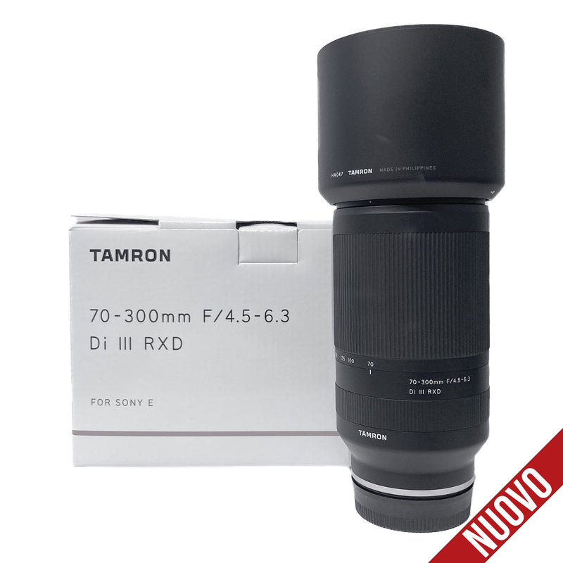 Tamron 70-300mm f/4.5-6.3 Di III RXD Attacco Sony Nuovo